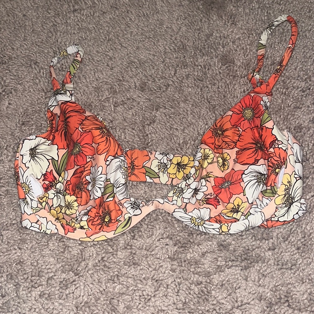 VDM the label floral bikini top